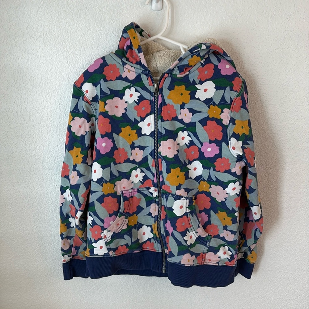 Hanna Anderson lined hoodie. Size EU 140 US 10
